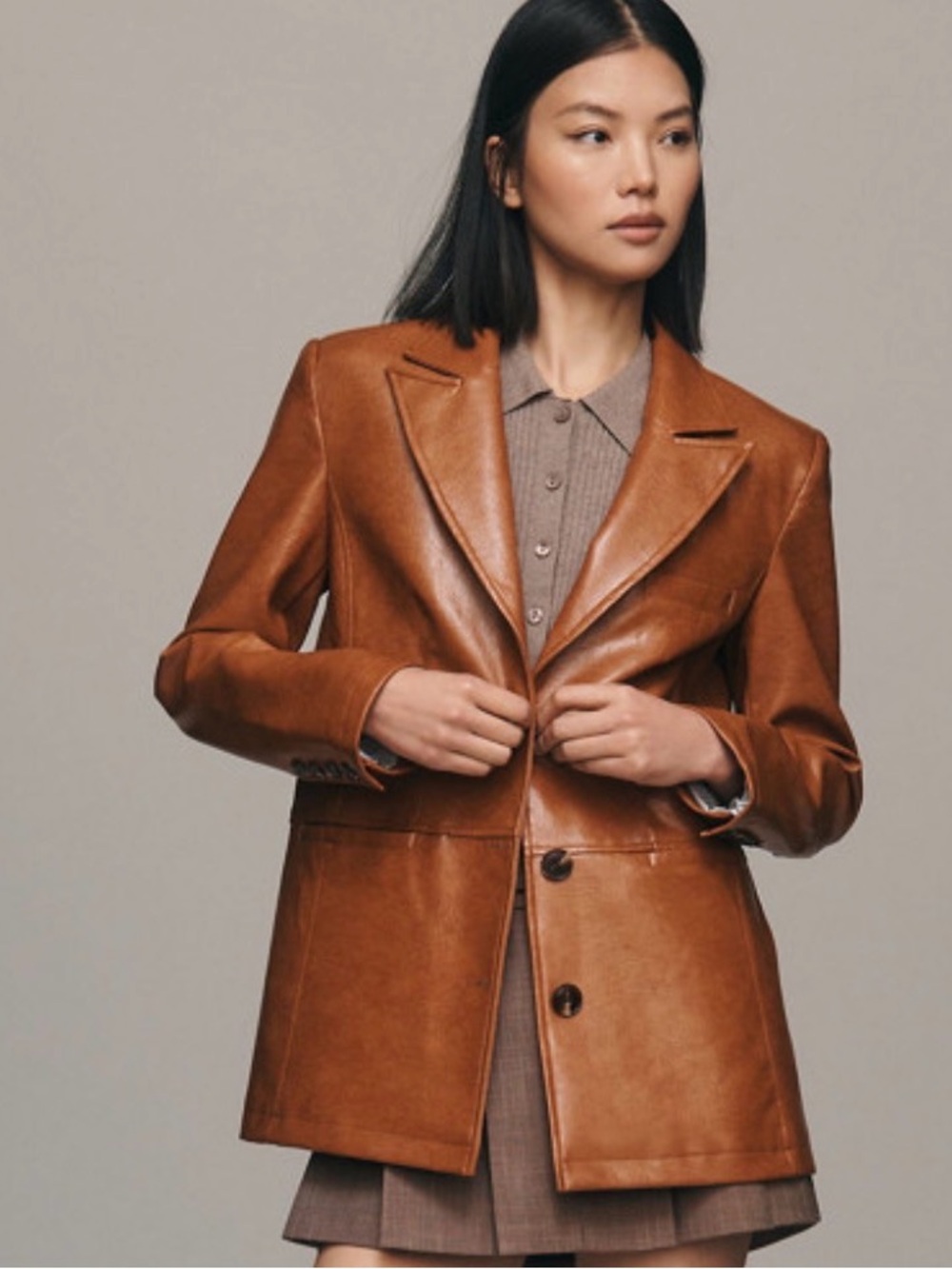 Zara caramel Women's Blazer
